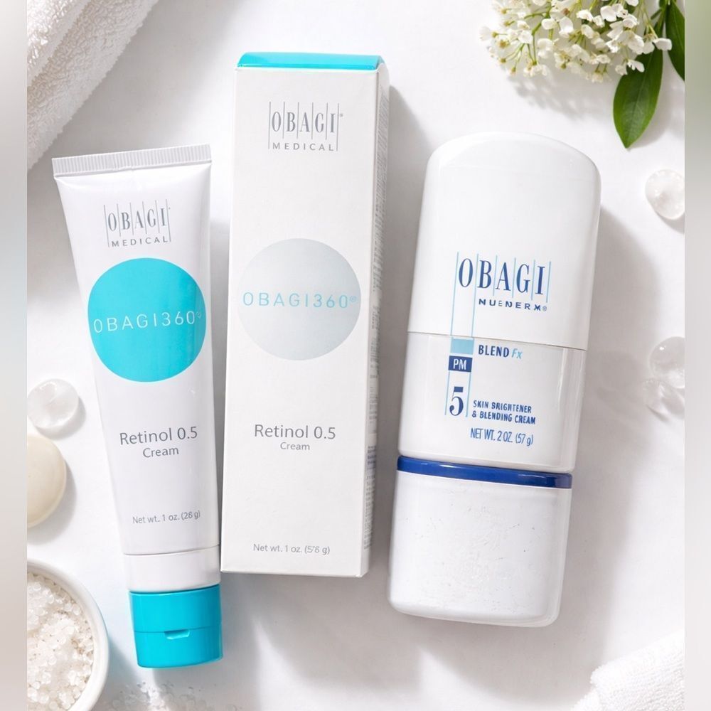 Obagi Retinol 0.5 + Obagi Nu-Derm Blend Fx #5 PM | Medical Grade Skincare | NEW